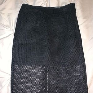 JOA Los Angeles Black Mesh skirt sz M